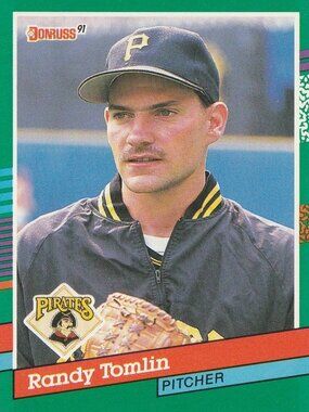 Randy Tomlin - Donruss 91 MLB Baseball Card